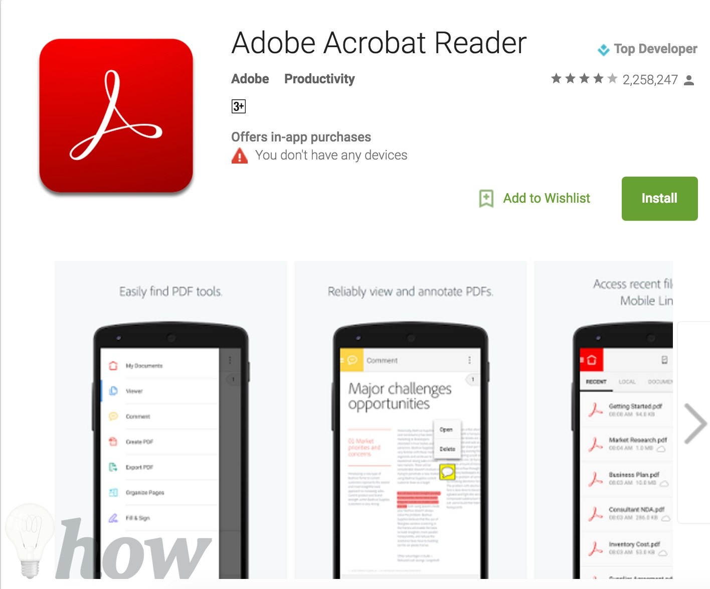 Adobe pdf reader for android